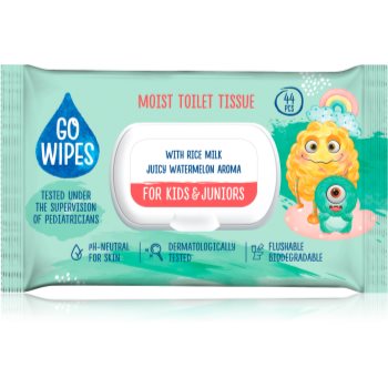 GoWipes For Kids & Juniors hârtie igienică umedă pentru piele sensibila